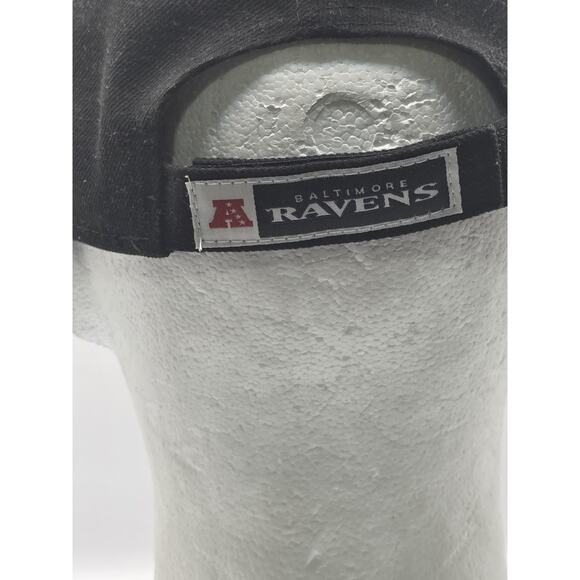 New Era Baltimore Ravens Hat 9Forty Black Adjustable‎ NFL Strapback Cap Football - Picture 5 of 12
